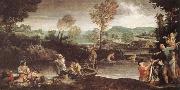 The Fishing, Annibale Carracci